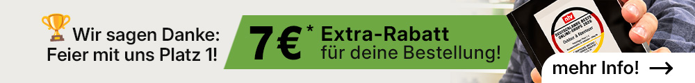 Rabattaktion zur Auszeichnung Bester Onlineshop 2026 Kotte & Zeller