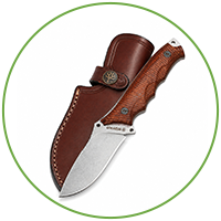 G&uuml;rtelmesser mit Scheide zum Tragen am G&uuml;rtel f&uuml;r Outdoor und Alltag