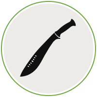 Linkgrafik zum Sortiment Macheten