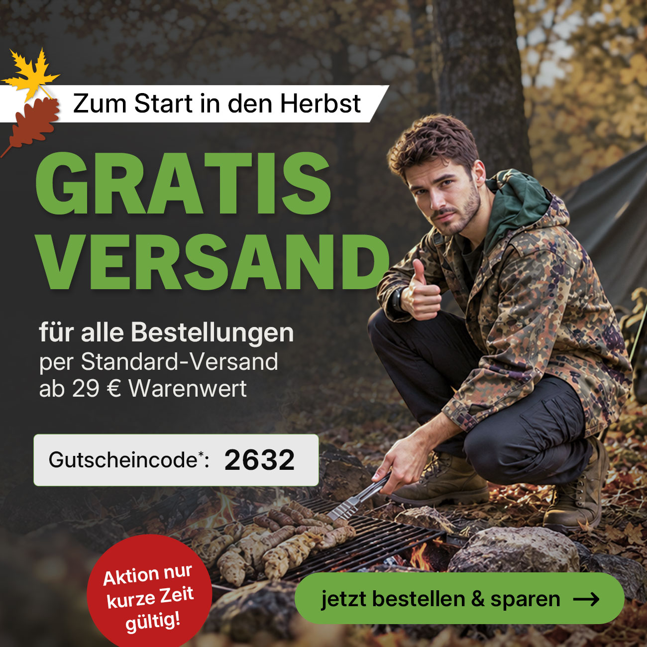 Mit der aktuellen Aktion sparst du bei deinem Einkauf