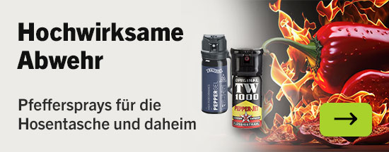 Linkgrafik zum Sortiment Pfefferspray