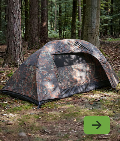 Tarnzelte und Camouflage-Zelte f&uuml;r Camping, Jagd und Outdoor