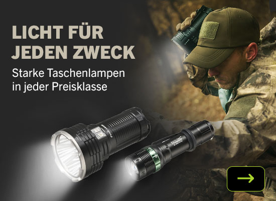 Linkgrafik zu Sortiment Taschenlampen