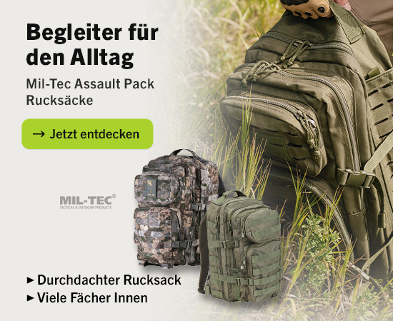 Linkgrafik zum Sortiment Assault Packs Ruckscke