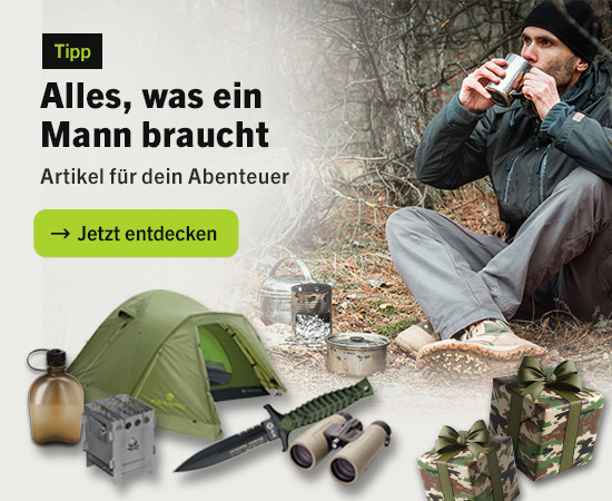 Linkgrafik zum Sortiment Ausrstung fr Abenteuer