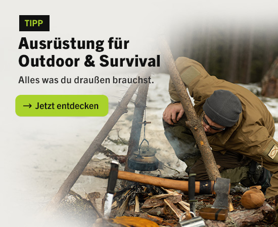 Linkgrafik zum Sortiment Ausr�stung Outdoor Survival