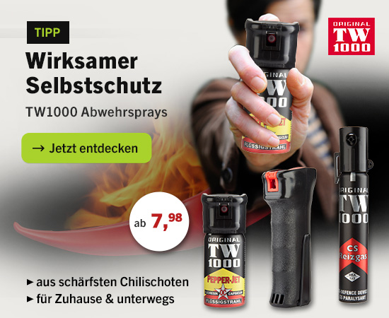 Linkgrafik zum Sortiment TW1000 Pfefferspray