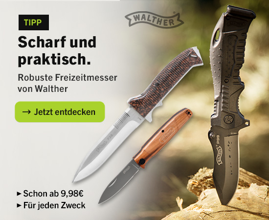 Linkgrafik zum Sortiment Walther Messer