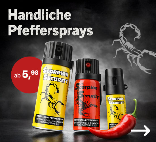 Linkgrafik zur Kategorie Scorpion Pfefferspray
