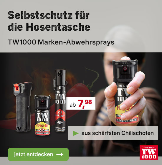 Linkgrafik zum Sortiment TW1000 Pfefferspray