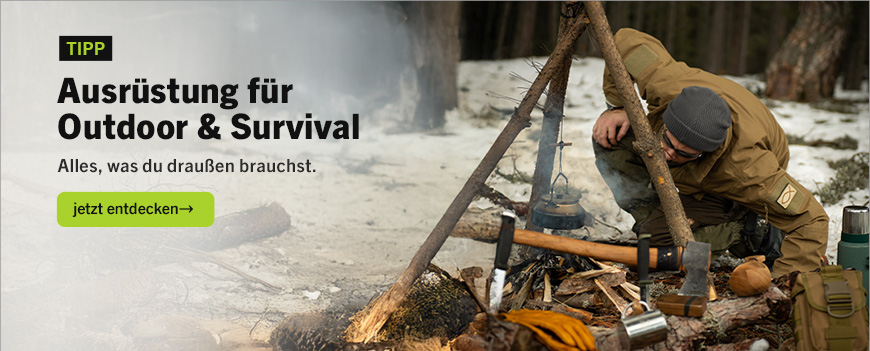 Linkgrafik zum Sortiment Ausr�stung Outdoor Survival