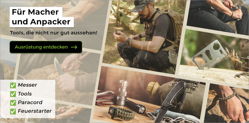AusrÃ¼stung fÃ¼r Macher und Anpacker