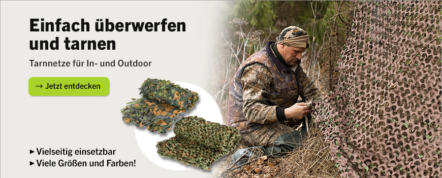 Linkgrafik zum Sortiment Tarnnetze
