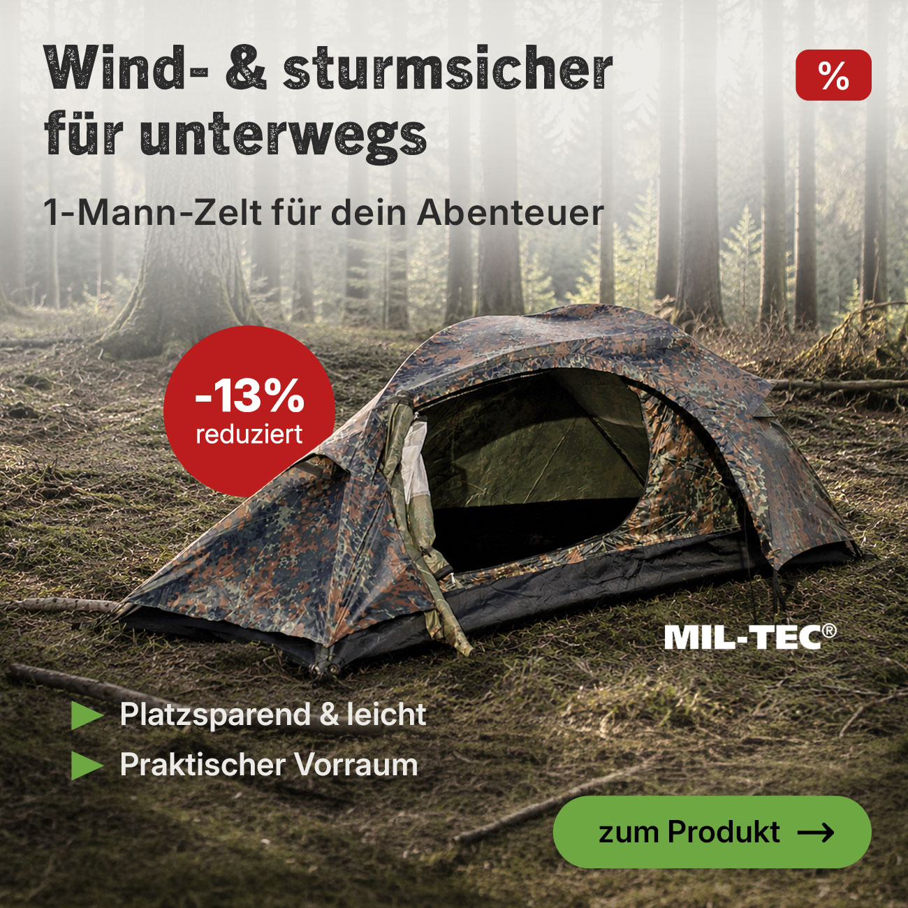 Linkgrafik zum Zelt