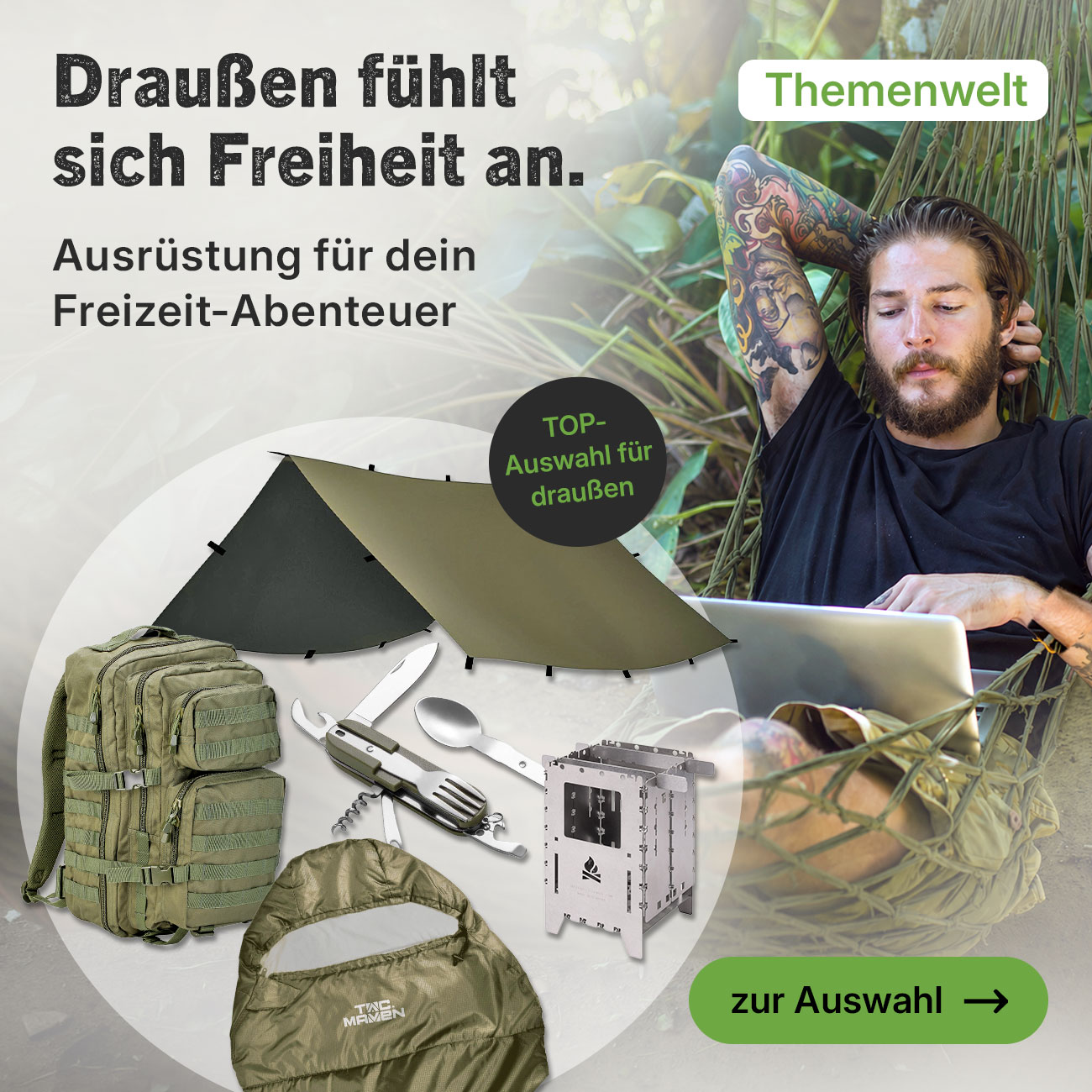 Linkgrafik zu Top Produkte f�r Outdoor, Freizeit und Abenteuer