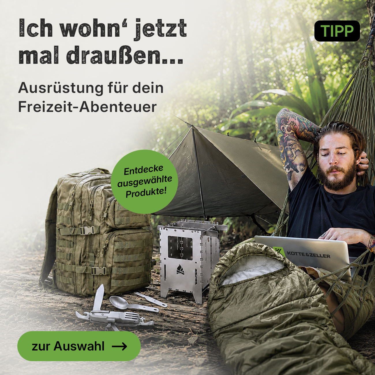 Linkgrafik zu Top Produkte f�r Outdoor, Freizeit und Abenteuer