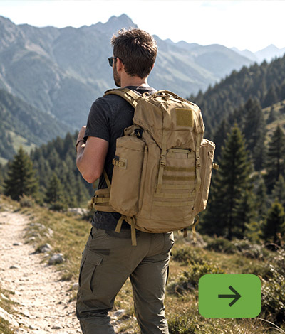 Wanderrucks&auml;cke f&uuml;r Outdoor-Aktivit&auml;ten, Tagestouren und Bergwandern