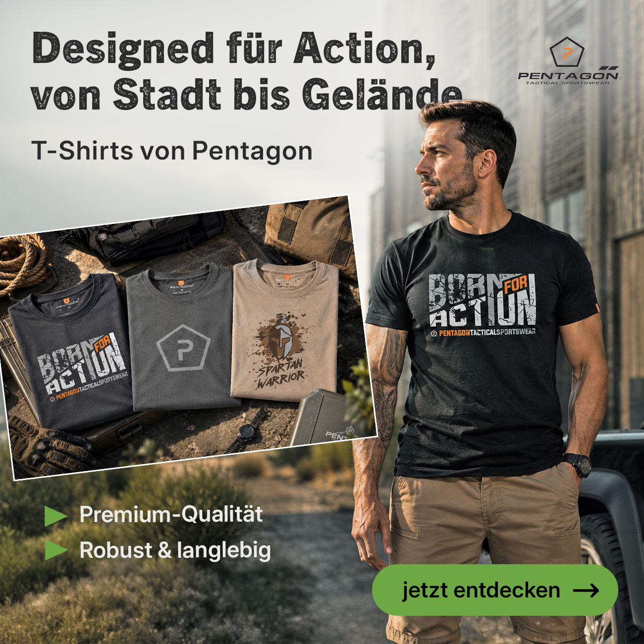 Linkgrafik zu Pentagon T-Shirts
