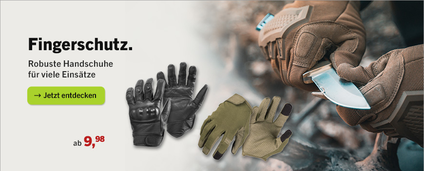 Linkgrafik zum Sortiment Handschuhe