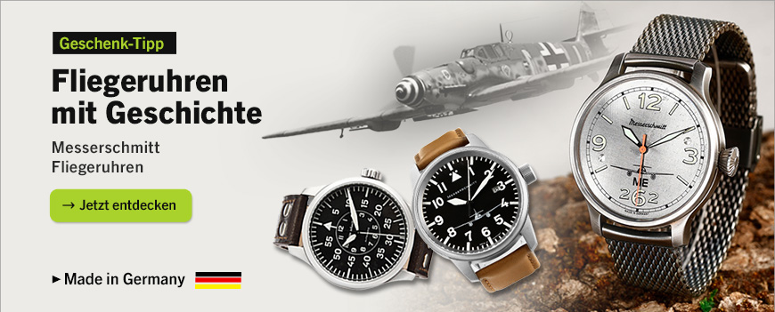 Linkgrafik zum Sortiment Messerschmitt Uhren