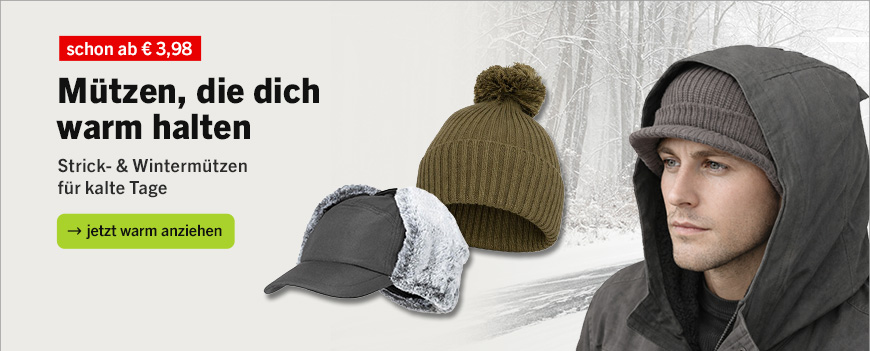 Linkgrafik zu Sortiment Strickm�tzen f�r M�nner