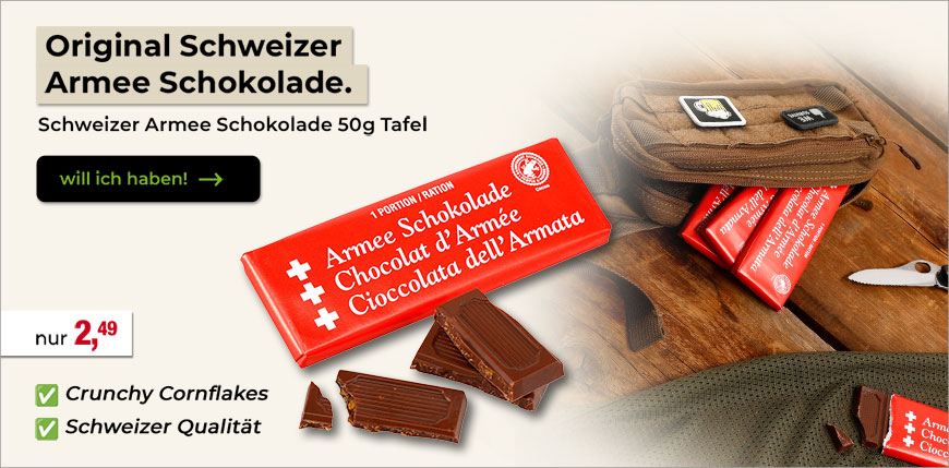 Armee Schokolade