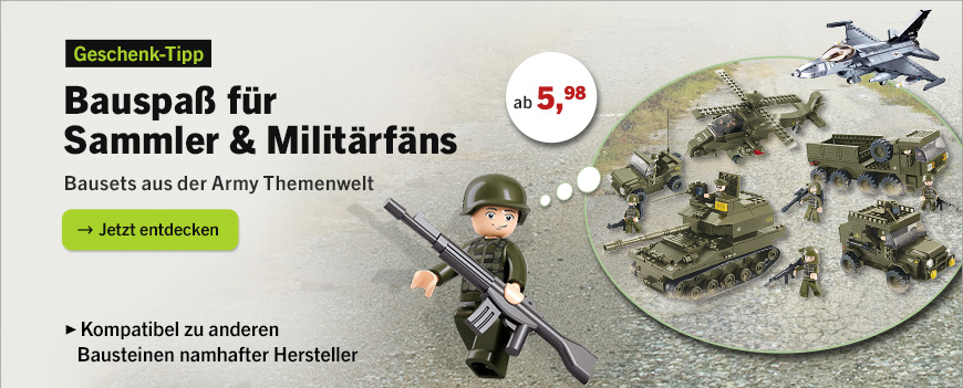 Linkgrafik zum Sortiment Army Bausets