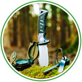 Linkgrafik zum Sortiment Outdoormesser