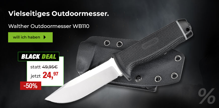 Black Week 2024 Messer Deal Walther Outdoormesser