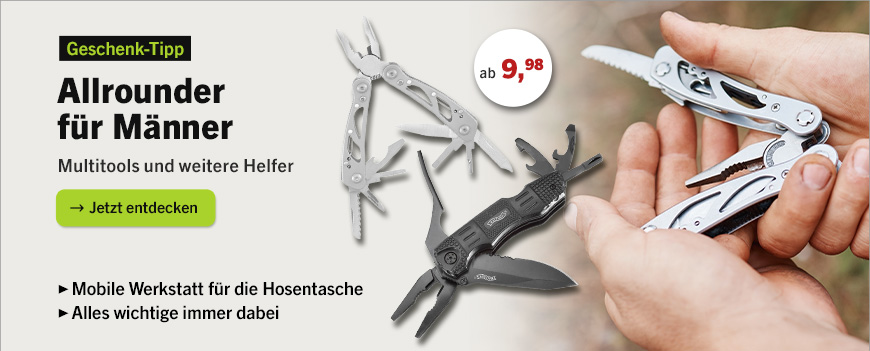 Linkgrafik zu Sortiment Multitools