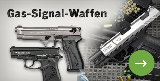 Linkgrafik zum Sortiment Gas-Signal-Waffen