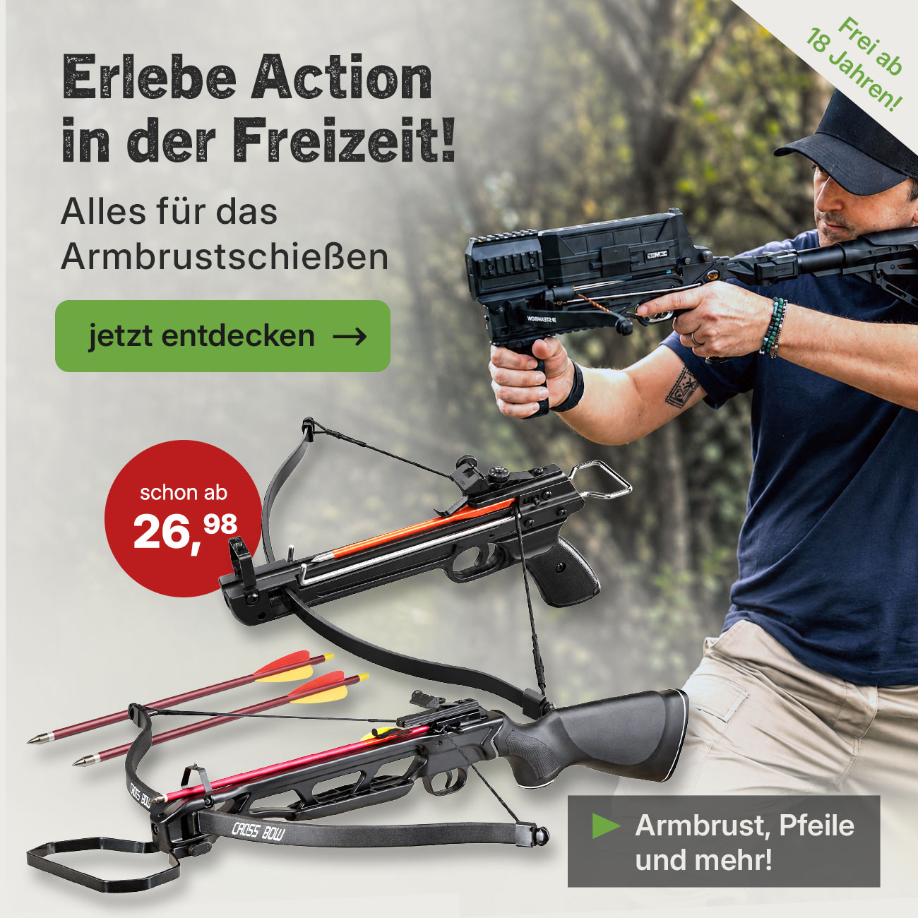 Alles f�r das Armbrustschie�en