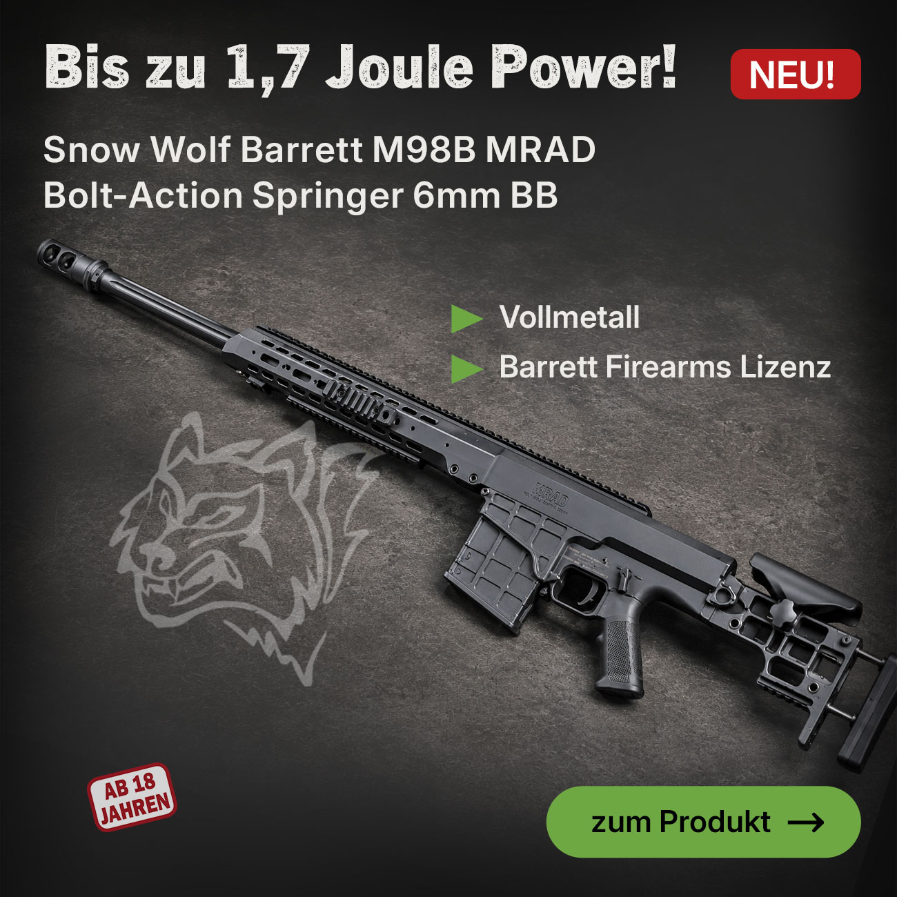 Linkgrafik zu Snow Wolf Airsoft