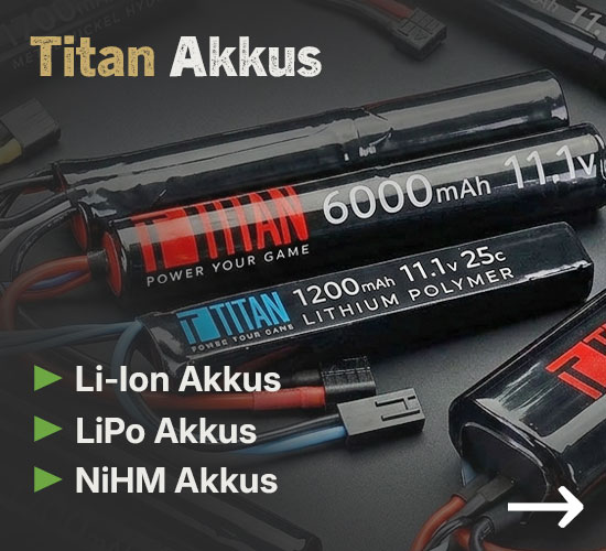 Linkgrafik zur Kategorie Titan Airsoft Akkus