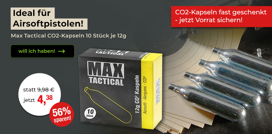 Max Tactical CO2 Kapseln