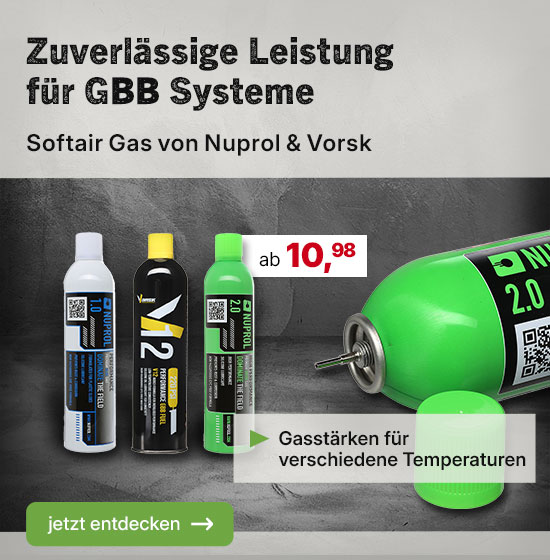 Linkgrafik zur Kategorie Airsoftgas von Vorsk und Nuprol